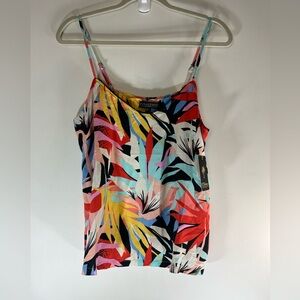 Pajama Tank Top New Sleepwear Lounge Cami Tank Tropical Vibrant Various Size
